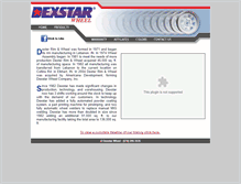 Tablet Screenshot of dexstarwheel.com